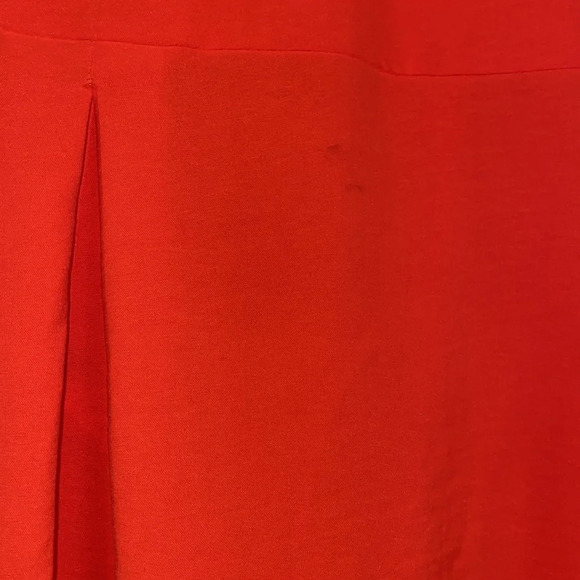 Willow drive Orange high low oversized shirt top with collar size S - Picture 6 of 13